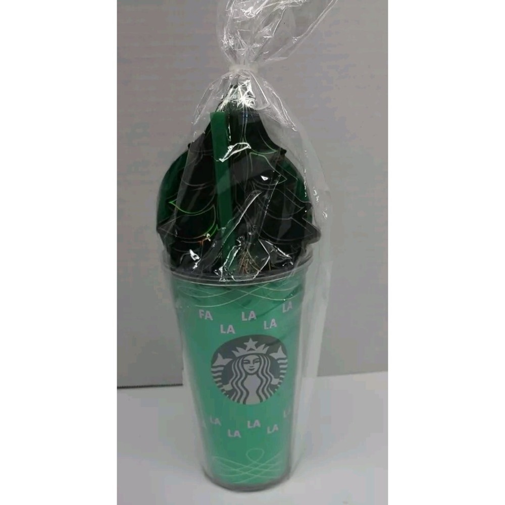 Starbucks Acrylic Tumbler Fa La La‎ New